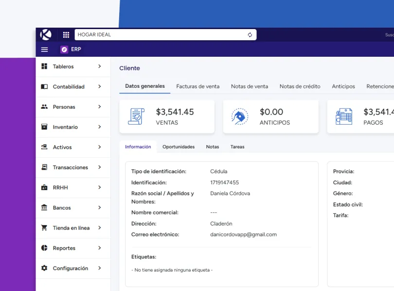 Clientes y proveedores ERP Clientes y proveedores ERP